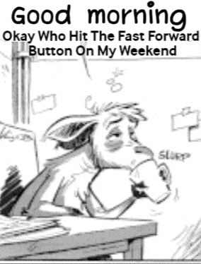 Weekend Over Welcome To Monday GIF