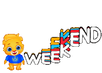 Weekend Weekend Vibes Sticker