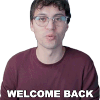 Welcome Back Hunter Engel Sticker