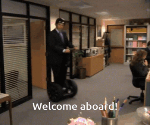 Welcome Michael Scott GIF