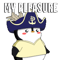Welcome Penguin Sticker