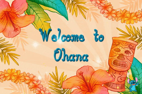 Welcome To Ohana Stitch GIF