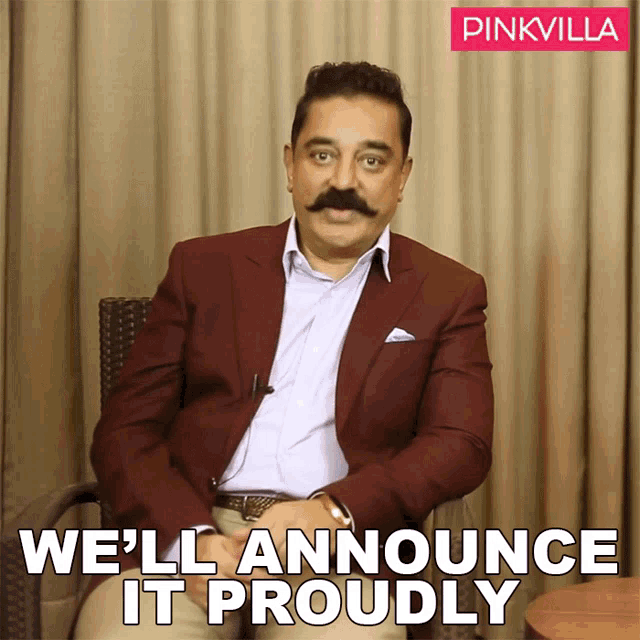 Well Announce It Proudly Kamal Haasan GIF