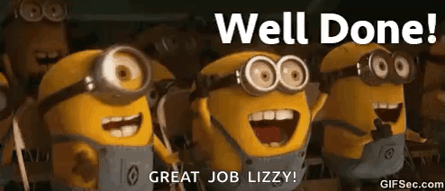 Well Done Despicable Me GIF. This 494 x 212 animated GIF is part of our minions cheering collection. Related themes include cheering, well done. Created by…