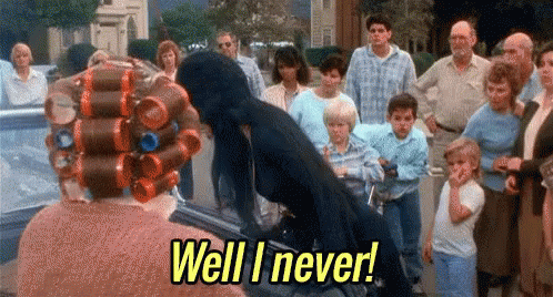Well I Never (And You Never Will!) - Elvira GIF