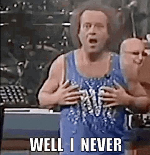 Well I Never Richard Simmons GIF