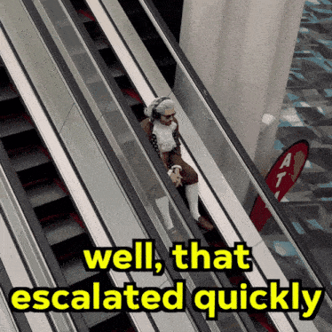 Well That Escalated Benjammins GIF