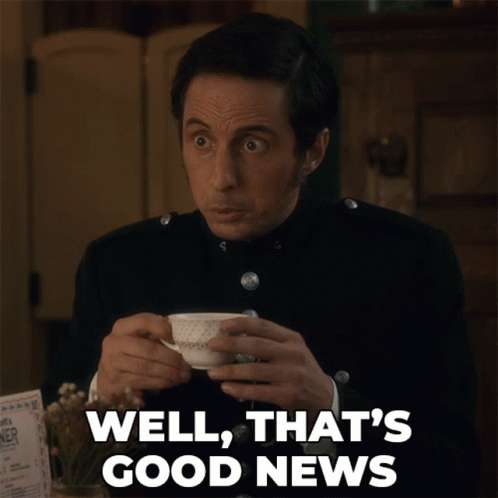 Well Thats Good News George Crabtree GIF