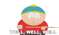 Well Well Well Cartman Sticker