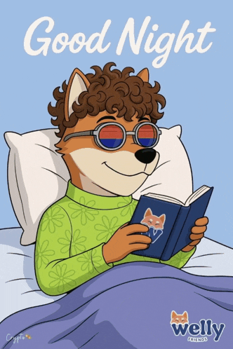 Wellyfriends Goodnight GIF