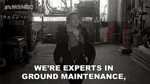 Were Experts In Ground Maintenance Irrigation Seeding Planting Not Press Conferences GIF