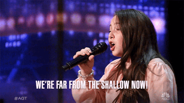 Were Far From The Shallow Now Americas Got Talent GIF