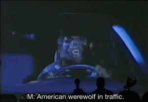 Werewolf Driving GIF