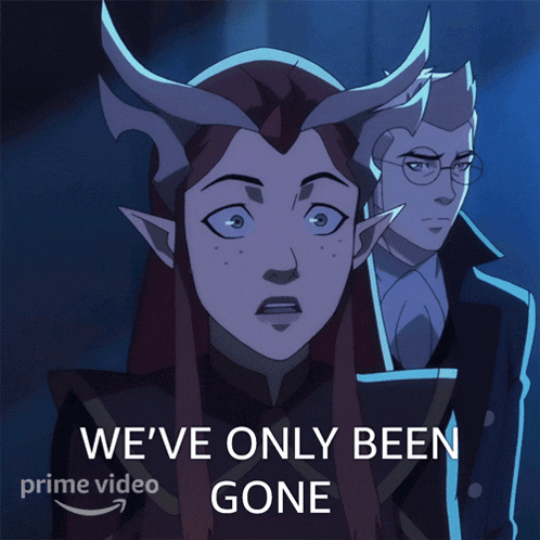 Weve Only Been Gone Three Days Keyleth GIF