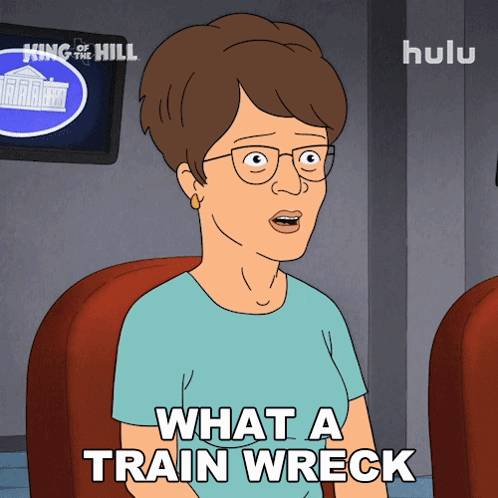 What A Train Wreck Peggy Hill GIF