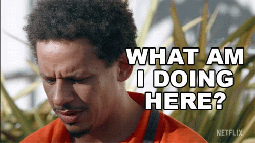 What Am I Doing Here Chris Carey GIF