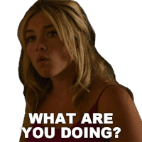 What Are You Doing Alice Chambers Sticker