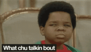 What Are You Talkin About Toddler GIF