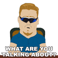 What Are You Talking About Pc Principal Sticker