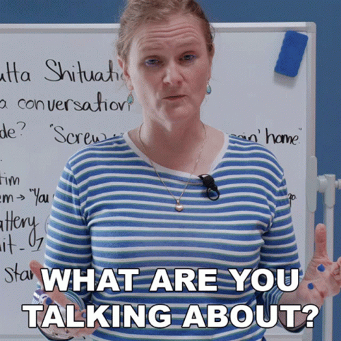 What Are You Talking About Ronnie GIF