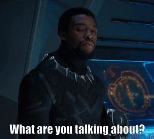 What Are You Talking About Tchalla GIF