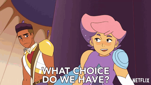 What Choice Do We Have Glimmer GIF