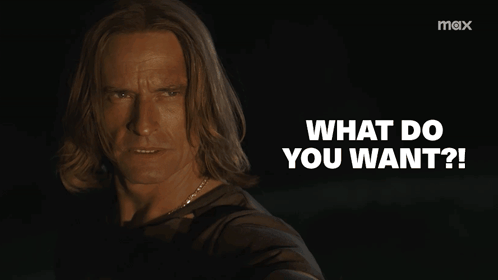 What Do You Want Jim GIF