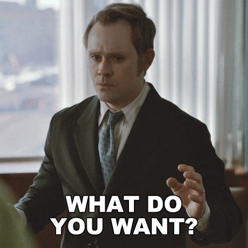 What Do You Want Richard 'Dick' Hall GIF