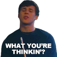 What Youre Thinkin Brody Clementi Sticker