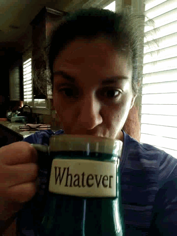 Whatever Sipping GIF