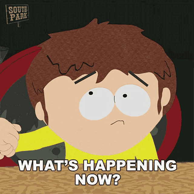 Whats Happening Now Jimmy Valmer GIF