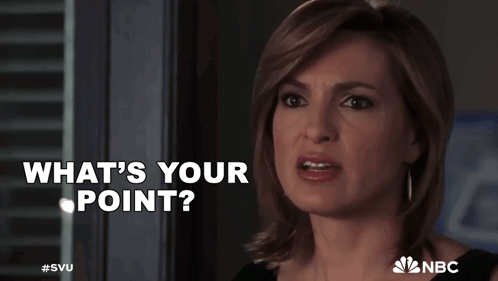 What'S Your Point Detective Olivia Benson GIF