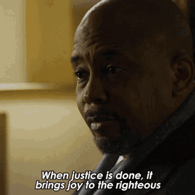 When Justice Is Done It Brings Joy To The Righteous But Terror To The Evil Doers GIF