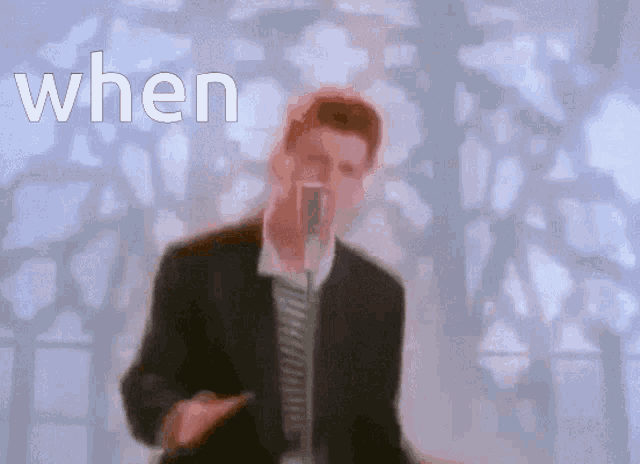 When Rick Astley GIF