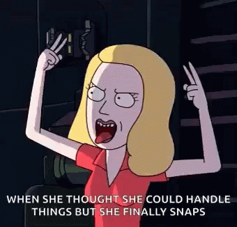 When She Snaps Angry GIF