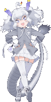 White Dragon Kemono Friends Sticker