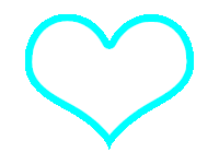 White Heart Friends Forever Sticker
