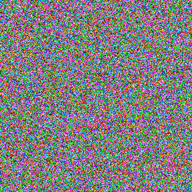 White Noise Colourful GIF