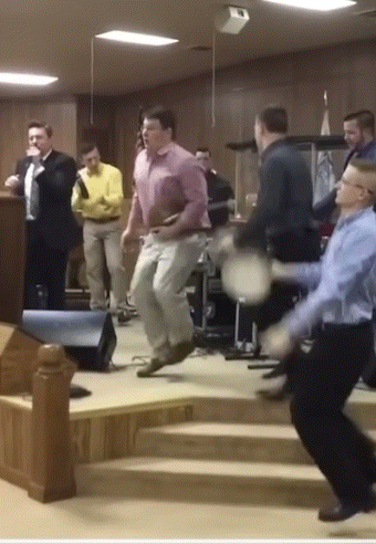 White Praise Church GIF