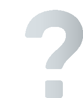 White Question Mark Symbols Sticker
