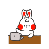 White Rabbit Sticker