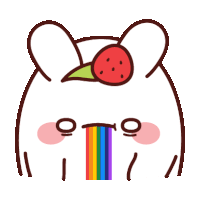 White Rabbit Sticker
