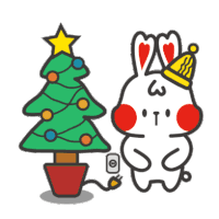 White Rabbit Sticker