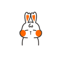 White Rabbit Sticker