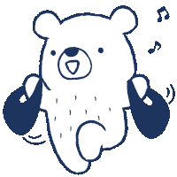 White Shy Sticker