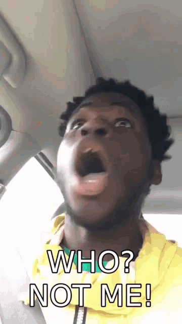 Who Not Me GIF