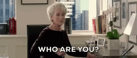 Who What GIF. This 480 x 204 animated GIF is part of our miranda priestly collection. Related themes include devil, weird, what. Created by Amflores. View…