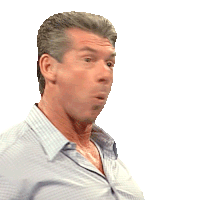 Whoa Vince Mcmahon Sticker