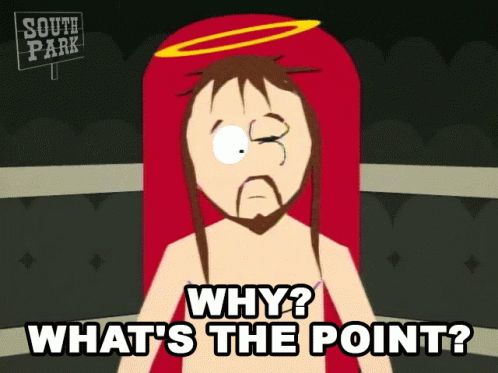 Why Jesus Christ GIF
