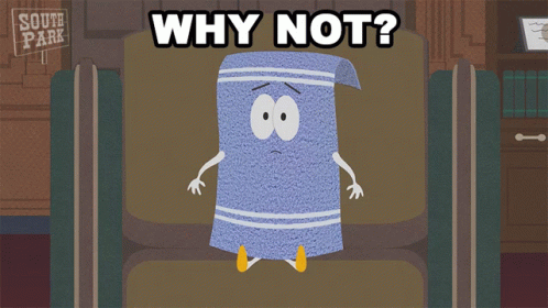 Why Not Towelie GIF. This 498 x 280 animated GIF is part of our towelie collection. Related themes include confused, why. Created by southpark. View the…